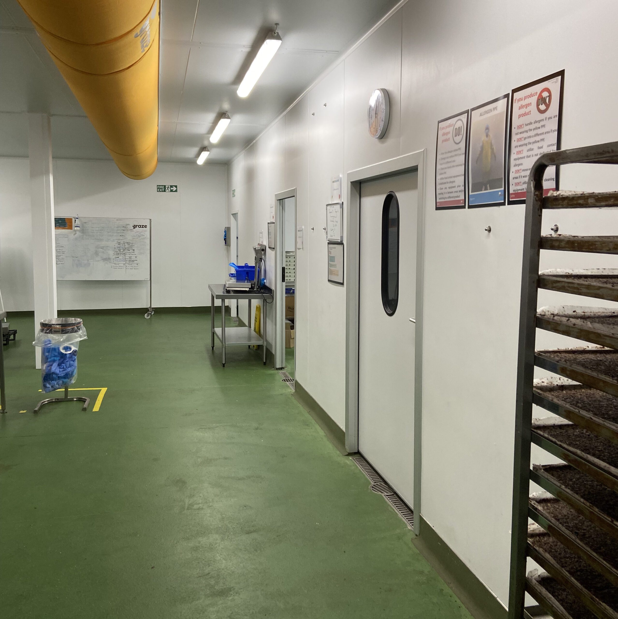 Ambient Room With Personnel Doors