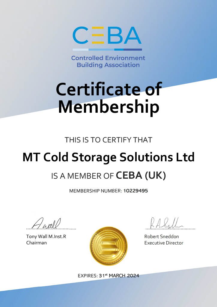 Controlled Environment Building Association (CEBA) Certificate | MTCSS